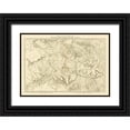 thumbnail image 1 of USGS 14x11 Black Ornate Wood Framed with Double Matting Museum Art Print Titled - North Western Colorado Utah - USGS 1881, 1 of 4