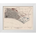 thumbnail image 1 of USGS 14x12 White Modern Wood Framed Museum Art Print Titled - Long Beach California Quad - USGS 1925, 1 of 4