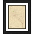 thumbnail image 1 of USGS 14x18 Black Ornate Wood Framed with Double Matting Museum Art Print Titled - North East Benton Basin Wyoming Quad - USGS 1951, 1 of 4