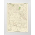 thumbnail image 1 of USGS 14x18 White Modern Wood Framed Museum Art Print Titled - Notches Dome Wyoming Quad - USGS 1968, 1 of 4