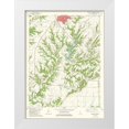 thumbnail image 1 of USGS 14x18 White Modern Wood Framed Museum Art Print Titled - South Rushville Illinois Quad - USGS 1981, 1 of 4
