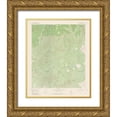 thumbnail image 1 of USGS 15x17 Gold Ornate Wood Framed with Double Matting Museum Art Print Titled - Buzzard Peak Texas Quad - USGS 1967, 1 of 4
