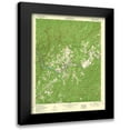 thumbnail image 1 of USGS 15x18 Black Modern Framed Museum Art Print Titled - Bryson City North Carolina Quad - USGS 1935, 1 of 5