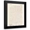 thumbnail image 1 of USGS 15x18 Black Modern Framed Museum Art Print Titled - Rocky Butte Gulch Wyoming Quad - USGS 1984, 1 of 5