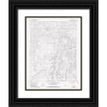 thumbnail image 1 of USGS 15x18 Black Ornate Wood Framed with Double Matting Museum Art Print Titled - Archy Bench Utah Quad - USGS 1968, 1 of 4