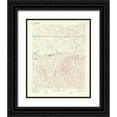 thumbnail image 1 of USGS 15x18 Black Ornate Wood Framed with Double Matting Museum Art Print Titled - Ramsdell Texas Quad - USGS 1967, 1 of 4