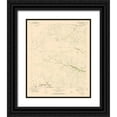 thumbnail image 1 of USGS 15x18 Black Ornate Wood Framed with Double Matting Museum Art Print Titled - Two Mill Draw West Texas Quad - USGS 1973, 1 of 4