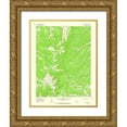thumbnail image 1 of USGS 15x18 Gold Ornate Wood Framed with Double Matting Museum Art Print Titled - Calamity Ridge Colorado Quad - USGS 1962, 1 of 4