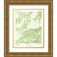thumbnail image 1 of USGS 15x18 Gold Ornate Wood Framed with Double Matting Museum Art Print Titled - Maes New Mexico Quad - USGS 1972, 1 of 4