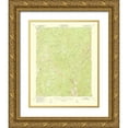 thumbnail image 1 of USGS 15x18 Gold Ornate Wood Framed with Double Matting Museum Art Print Titled - Shuteye Peak California Quad - USGS 1959, 1 of 4