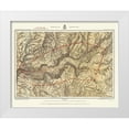 thumbnail image 1 of USGS 18x15 White Modern Wood Framed Museum Art Print Titled - Yosemite California Quad - USGS 1879, 1 of 4