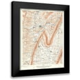 thumbnail image 1 of USGS 19x24 Black Modern Framed Museum Art Print Titled - Hollidaysburg Pennsylvania Quad - USGS 1903, 1 of 5