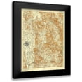thumbnail image 1 of USGS 19x24 Black Modern Framed Museum Art Print Titled - Rutland Vermont Quad - USGS 1893, 1 of 5
