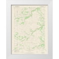 thumbnail image 1 of USGS 19x24 White Modern Wood Framed Museum Art Print Titled - Turk Springs Wyoming Quad - USGS 1967, 1 of 4