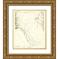 thumbnail image 1 of USGS 20x23 Gold Ornate Wood Framed with Double Matting Museum Art Print Titled - El Paso Texas Quad - USGS 1907, 1 of 4