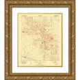 thumbnail image 1 of USGS 20x23 Gold Ornate Wood Framed with Double Matting Museum Art Print Titled - San Simon Arizona Quad - USGS 1950, 1 of 4