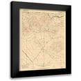 thumbnail image 1 of USGS 20x24 Black Modern Framed Museum Art Print Titled - Swansea Arizona Quad - USGS 1966, 1 of 5