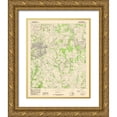 thumbnail image 1 of USGS 20x24 Gold Ornate Wood Framed with Double Matting Museum Art Print Titled - Athens Texas Quad - USGS 1984, 1 of 4