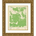thumbnail image 1 of USGS 20x24 Gold Ornate Wood Framed with Double Matting Museum Art Print Titled - Boxelder Texas Quad - USGS 1965, 1 of 4