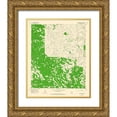 thumbnail image 1 of USGS 20x24 Gold Ornate Wood Framed with Double Matting Museum Art Print Titled - Collins Creek SW Texas Quad - USGS 1965, 1 of 4