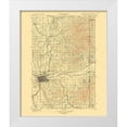 thumbnail image 1 of USGS 20x24 White Modern Wood Framed Museum Art Print Titled - Spokane Washington Quad - USGS 1901, 1 of 4