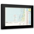 thumbnail image 1 of USGS 24x17 Black Modern Framed Museum Art Print Titled - Coos Bay Oregon Sheet - USGS 1981, 1 of 5