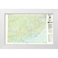 thumbnail image 1 of USGS 24x17 White Modern Wood Framed Museum Art Print Titled - Machias Maine Quad - USGS 1994, 1 of 4