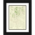 thumbnail image 1 of USGS 24x32 Black Ornate Wood Framed with Double Matting Museum Art Print Titled - Moyer Springs Wyoming Quad - USGS 1971, 1 of 4