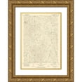 thumbnail image 1 of USGS 24x32 Gold Ornate Wood Framed with Double Matting Museum Art Print Titled - Brislawn School Wyoming Quad - USGS 1972, 1 of 4