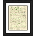 thumbnail image 1 of USGS 25x32 Black Ornate Wood Framed with Double Matting Museum Art Print Titled - Delta Ohio Quad - USGS 1960, 1 of 4