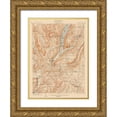 thumbnail image 1 of USGS 25x32 Gold Ornate Wood Framed with Double Matting Museum Art Print Titled - Naples New York Quad - USGS 1903, 1 of 4