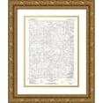 thumbnail image 1 of USGS 25x32 Gold Ornate Wood Framed with Double Matting Museum Art Print Titled - North East Big Pack Mountain Utah Quad - USGS 1968, 1 of 4