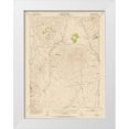 thumbnail image 1 of USGS 25x32 White Modern Wood Framed Museum Art Print Titled - Karlo California Quad - USGS 1954, 1 of 4