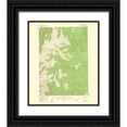 thumbnail image 1 of USGS 26x30 Black Ornate Wood Framed with Double Matting Museum Art Print Titled - Cornucopia Oregon Quad - USGS 1961, 1 of 4