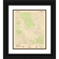 thumbnail image 1 of USGS 26x30 Black Ornate Wood Framed with Double Matting Museum Art Print Titled - East Tovar Creek Texas Quad - USGS 1982, 1 of 4