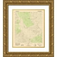 thumbnail image 1 of USGS 26x30 Gold Ornate Wood Framed with Double Matting Museum Art Print Titled - East Tovar Creek Texas Quad - USGS 1982, 1 of 4