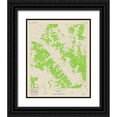 thumbnail image 1 of USGS 26x31 Black Ornate Wood Framed with Double Matting Museum Art Print Titled - Bailey Draw Texas Quad - USGS 1964, 1 of 4