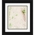 thumbnail image 1 of USGS 26x31 Black Ornate Wood Framed with Double Matting Museum Art Print Titled - Swisshelm Mountain Arizona Quad - USGS 1958, 1 of 4