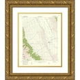 thumbnail image 1 of USGS 26x31 Gold Ornate Wood Framed with Double Matting Museum Art Print Titled - Lone Pine California Quad - USGS 1962, 1 of 4
