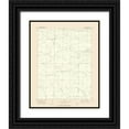 thumbnail image 1 of USGS 26x32 Black Ornate Wood Framed with Double Matting Museum Art Print Titled - New Haven Colorado Quad - USGS 1972, 1 of 4