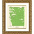 thumbnail image 1 of USGS 26x32 Gold Ornate Wood Framed with Double Matting Museum Art Print Titled - Death Ridge Utah Quad - USGS 1964, 1 of 4