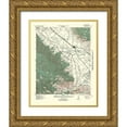 thumbnail image 1 of USGS 26x32 Gold Ornate Wood Framed with Double Matting Museum Art Print Titled - Soledad California Quad - USGS 1940, 1 of 4