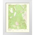 thumbnail image 1 of USGS 26x32 White Modern Wood Framed Museum Art Print Titled - Burney California Quad - USGS 1964, 1 of 4