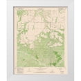 thumbnail image 1 of USGS 26x32 White Modern Wood Framed Museum Art Print Titled - Cee Vee Texas Quad - USGS 1981, 1 of 4