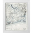 thumbnail image 1 of USGS 26x32 White Modern Wood Framed Museum Art Print Titled - Fort Barrancas Florida Alabama Quad - USGS 1943, 1 of 4