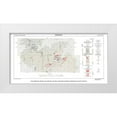 thumbnail image 1 of USGS 32x18 White Modern Wood Framed Museum Art Print Titled - Antelope District Pershing County NV Mines, 1 of 4