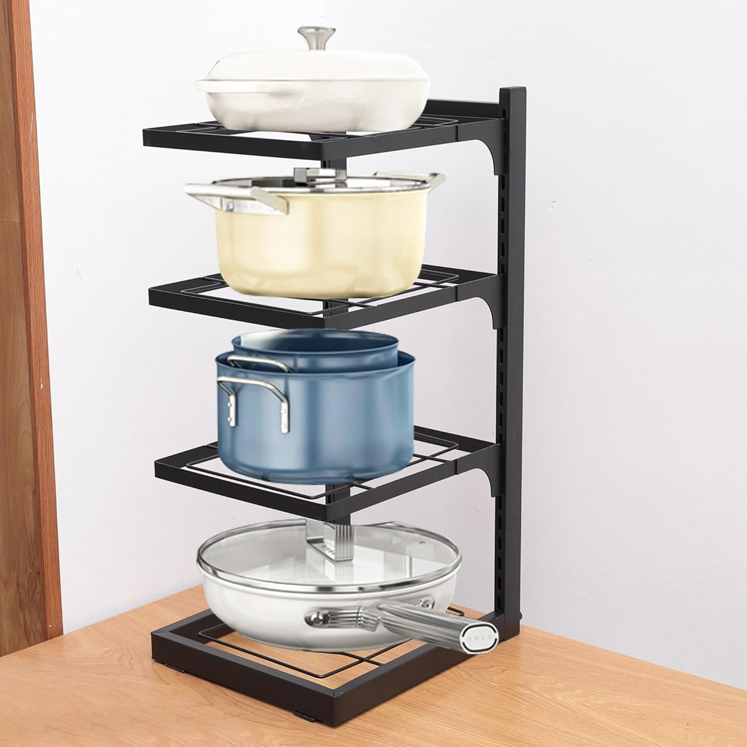 USHA SHRIRAM Carbon Steel Dish Organiser For Kitchen Kitchen Side Rack ...