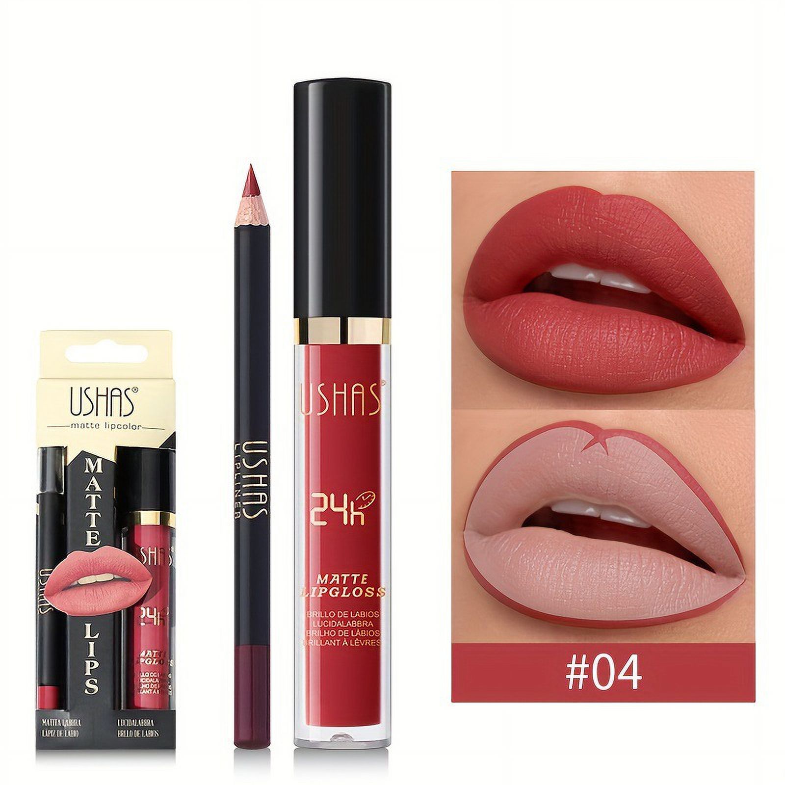USHAS crossborder Amazon lip glaze lip liner CS386A B