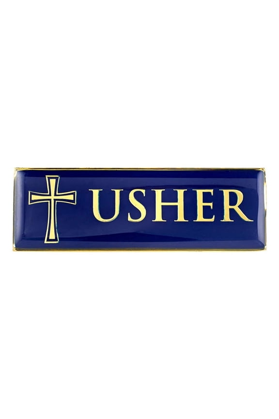 USHER Magnetic Badge - 6/pk