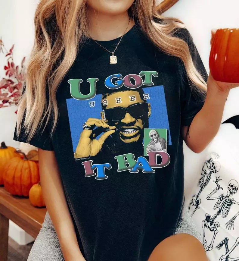 USHER concert Shirt, Usher Tour 2024, Usher Tshirt, Usher Shirt